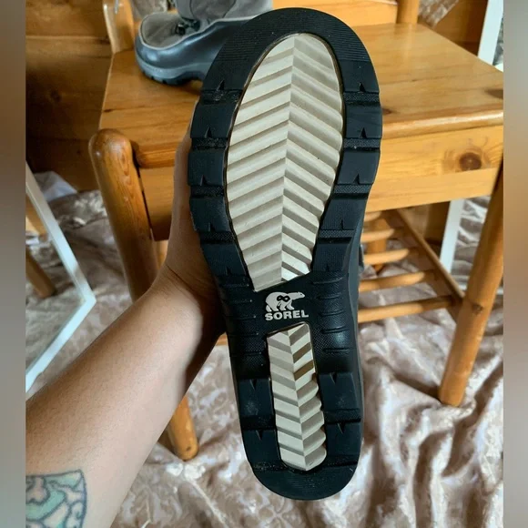 Sorel Women's Tivoli III High winter boots‎ Quarry/Cloud Grey Size 8 Waterproof - Picture 8 of 10